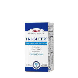 GNC Preventive Nutrition Tri - Sleep - 60 Caplets (30 Servings) - Suppviv