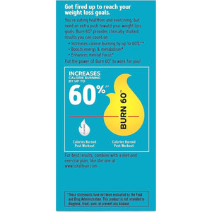 GNC Total Lean Burn Pills 60 Capsules 1 PACK - Suppviv