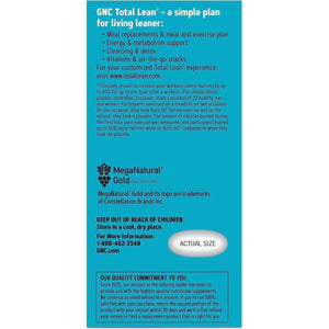 GNC Total Lean Burn Pills 60 Capsules 1 PACK.