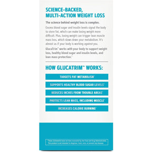 GNC Total Lean Glucatrim - 120 Capsules (60 Servings) - Suppviv