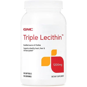 GNC Triple Lecithin 1200 MG - 90 Softgels - Suppviv