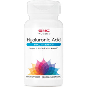 GNC Women'S Hyaluronic Acid | Skin Hydrating Daily Supplement | Supports Moistureand Joint Health | 30 Capsules - Suppviv