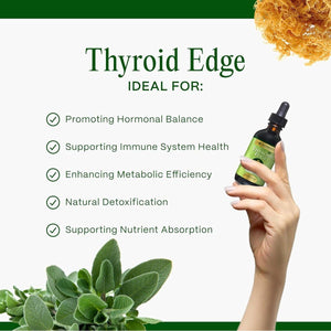 Go Nutrients Thyroid Edge - Thyroid Support for Women & Men 1 PACK - Suppviv