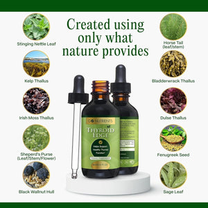 Go Nutrients Thyroid Edge - Thyroid Support for Women & Men 1 PACK - Suppviv