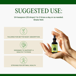 Go Nutrients Thyroid Edge - Thyroid Support for Women & Men 1 PACK - Suppviv