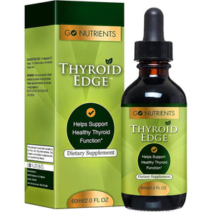 Go Nutrients Thyroid Edge - Thyroid Support for Women & Men 1 PACK - Suppviv