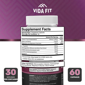 Good Night Natural Sleep Aid for Adults – Melatonin 3Mg 30 Days Supply - Suppviv