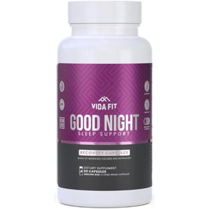 Good Night Natural Sleep Aid for Adults – Melatonin 3Mg 30 Days Supply - Suppviv