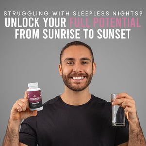 Good Night Natural Sleep Aid for Adults – Melatonin 3Mg 30 Days Supply - Suppviv