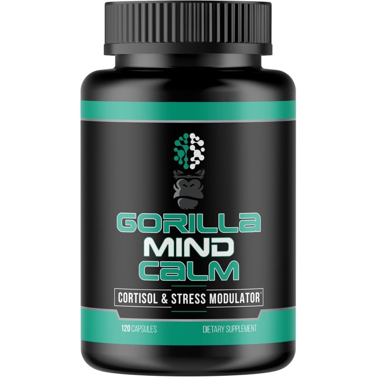 Gorilla Mind Calm - Potent Relaxation & Stress Reduction (120 Capsules) - Suppviv