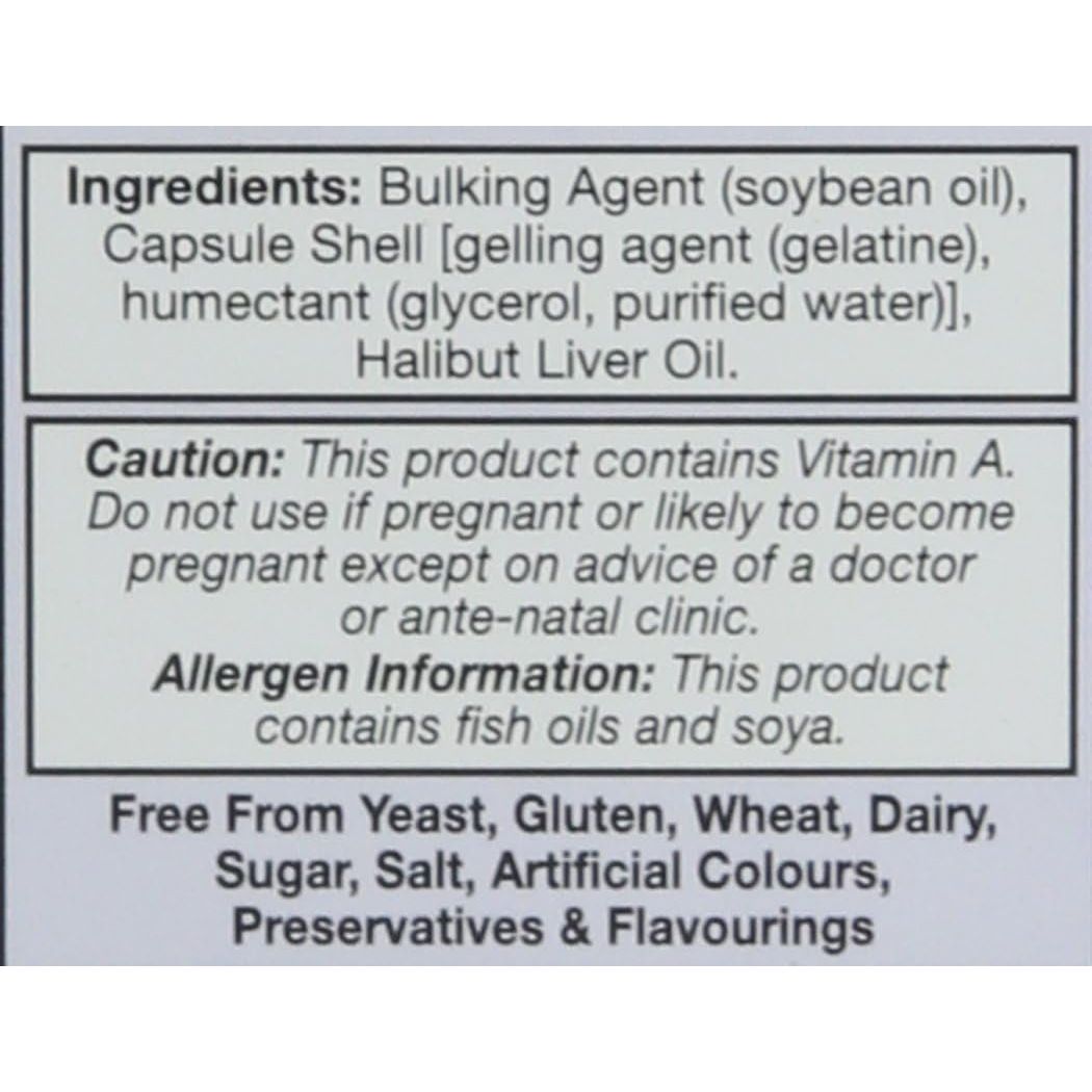 Halibut Liver Oil - 90 Capsules - Suppviv