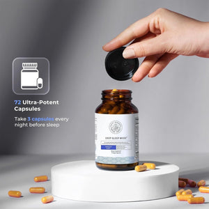 Happy Mammoth Deep Sleep Mode - 1 PACK 72 Vegan Capsules - Suppviv