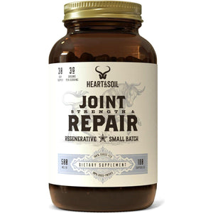 HEART & SOIL Grass Fed Joint Support Supplement 180 Capsules 1 PACK - Suppviv