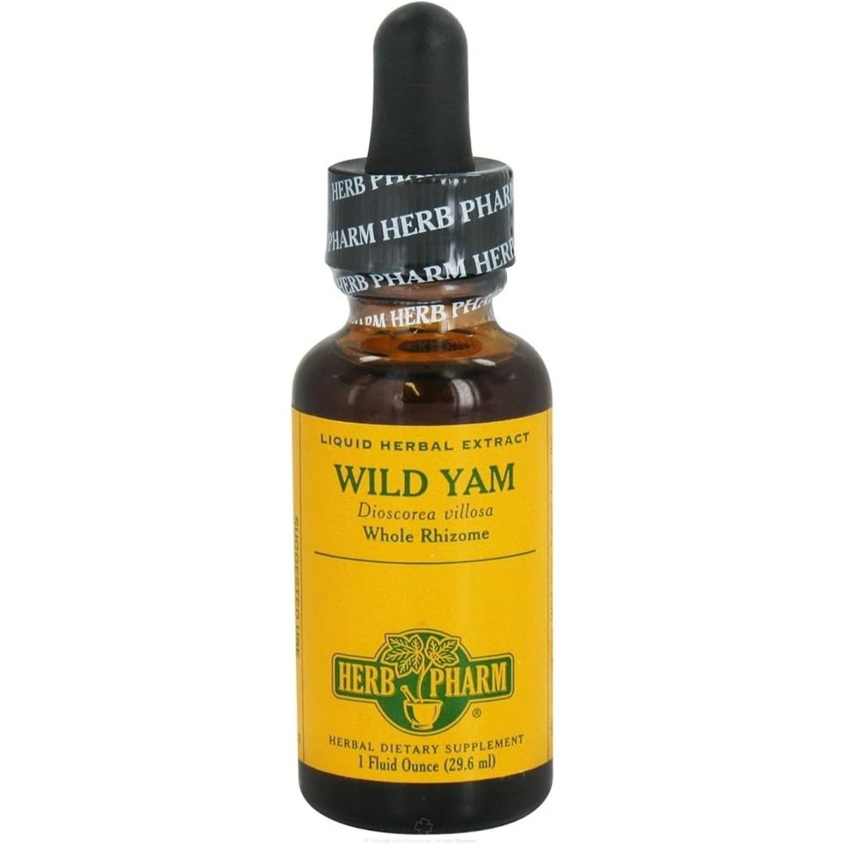 Herb Pharm Certified Organic Wild Yam Liquid Extract for Musculoskeletal System Support - 1 Ounce - Suppviv