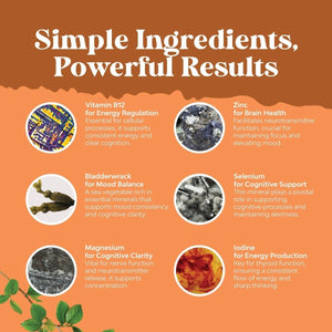 Herbal Thyroid Support Complex - Iodine Thyroid Supplement 60 Capsules - Suppviv