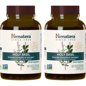 Himalaya Holy Basil Tulsi Herbal Supplement, 720 Mg, 60 Capsules, 2 Pack - Suppviv