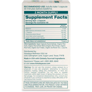 Himalaya Melatonin Sleep Support with GABA, L - Theanine and Melatonin 60 Capsules - Suppviv