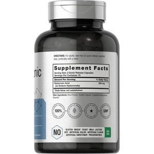 Horbäach Hyaluronic Acid Supplement | 200 Mg | 150 Capsules | Non - Gmo and Gluten Free Supplement - Suppviv