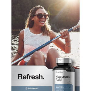 Horbäach Hyaluronic Acid Supplement | 200 Mg | 150 Capsules | Non - Gmo and Gluten Free Supplement - Suppviv