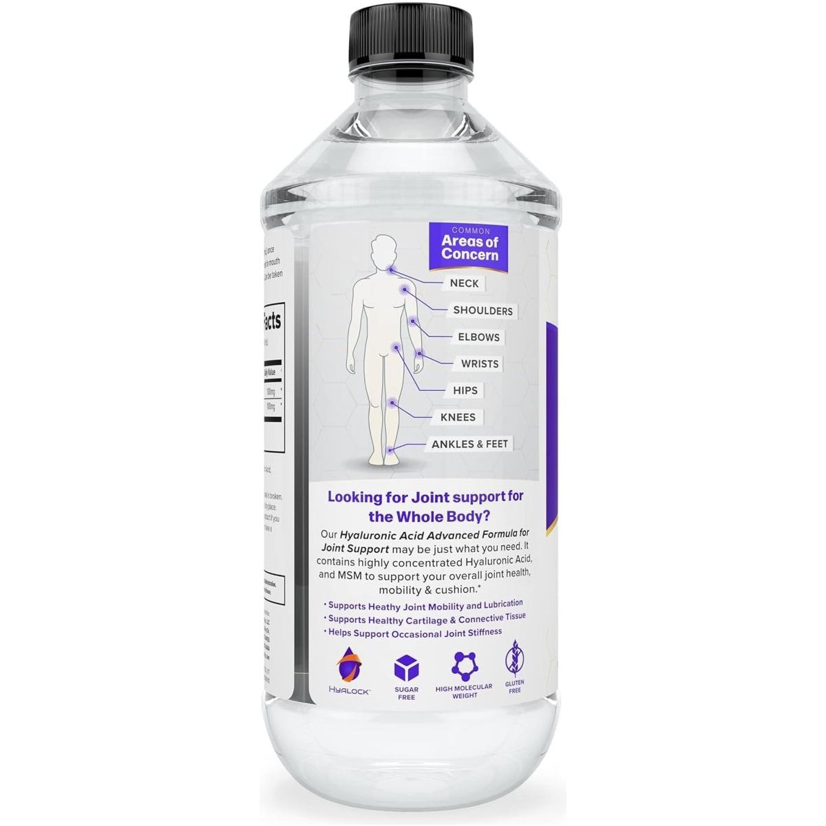 Hyalogic Hyaluronic Acid Joint Support Supplement (12 Oz) Advanced Formula Joint Supplement - Suppviv