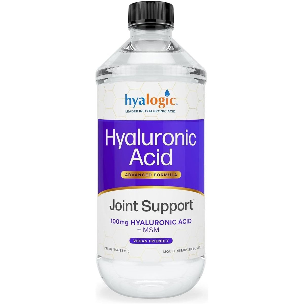 Hyalogic Hyaluronic Acid Joint Support Supplement (12 Oz) Advanced Formula Joint Supplement - Suppviv
