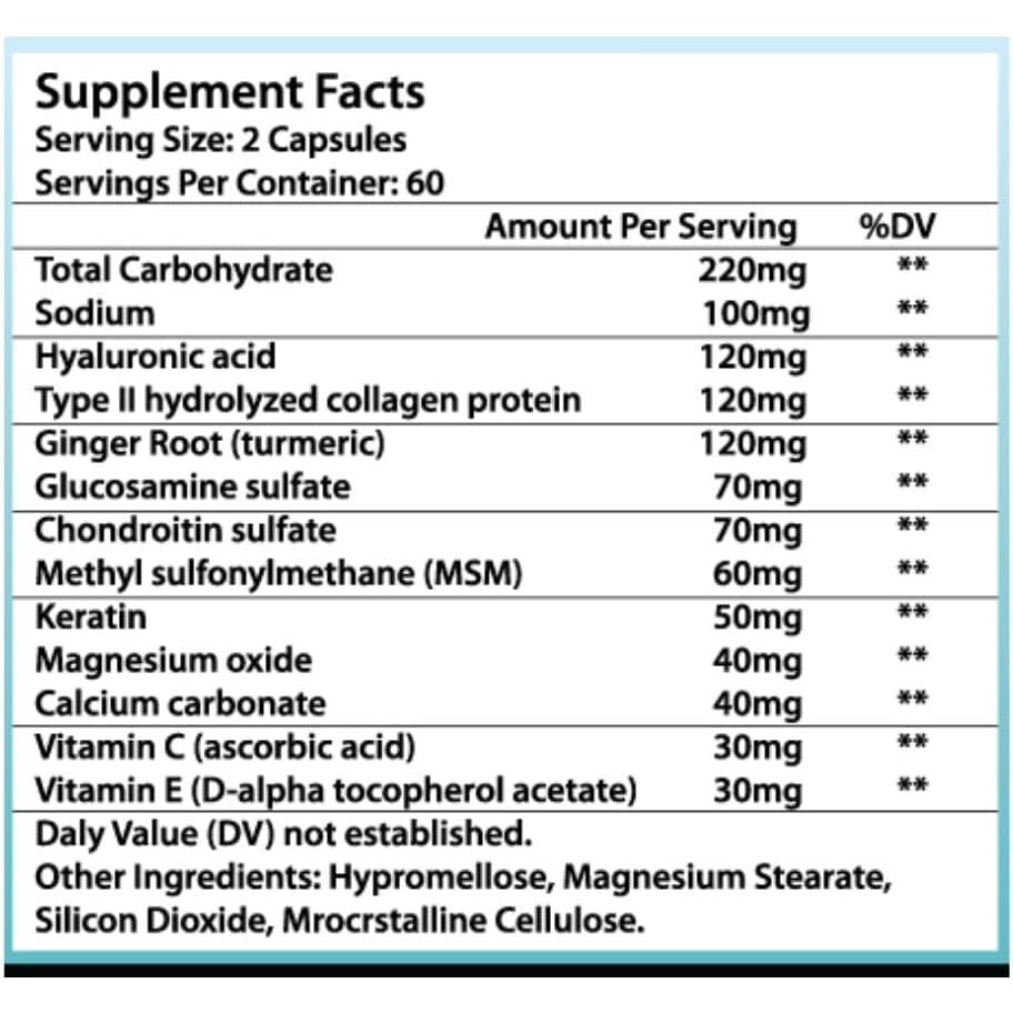 Hyaluronic Acid 30 Count 750 Mg, Joint & Muscle Health - Suppviv