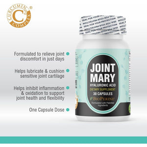 Hyaluronic Acid Supplement– Advanced Joint Support 30 Capsules - Suppviv