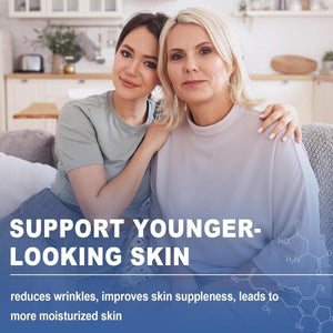 Hyaluronic Acid Supplements - Advanced Skin Hydration & Joint Support 250 Mg 60 Vegan Capsules.