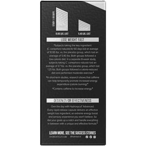 Hydroxycut Advanced - 60 Rapid - Release Liquid Capsules - Thermogenic Calorie Burn, Maximize Energy - Suppviv