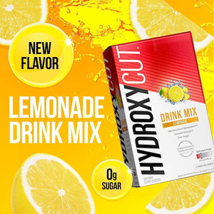 Hydroxycut Drink Mix, Lemonade - Boost Metabolism, Burn Calories, Increase Energy (21 Packets) - Suppviv