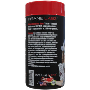 Insane Labz Insane Cutz Intense Fat Burner for Men & Women (45 Capsules) - Suppviv