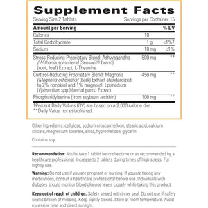 Integrative Therapeutics - Cortisol Manager | Supports Relaxation & Calm* - 30 Tablets - Suppviv