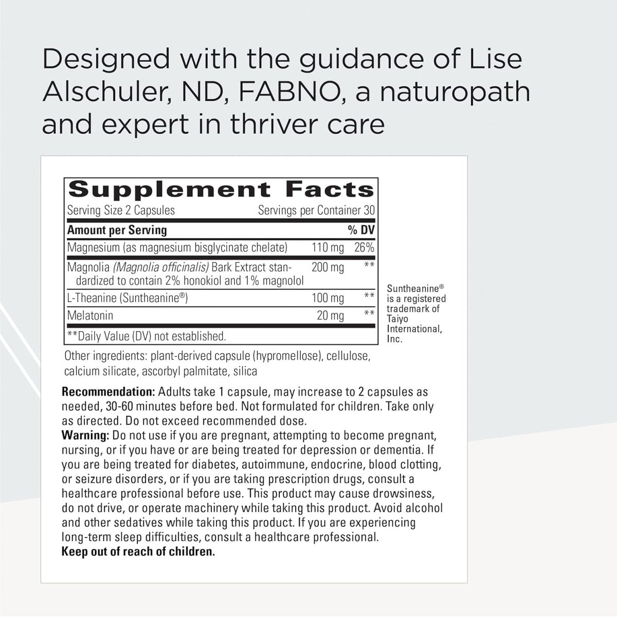 Integrative Therapeutics Prothrivers Wellness Sleep - 60 Capsules - Suppviv