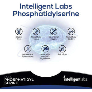 Intelligent Labs Phosphatidylserine Supplement 100Mg | 90 High Strength Phosphatidylserine Capsules - Suppviv