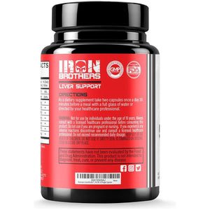 Iron Brothers Supplements Liver Cleanse Detox & Repair Supplement - 60 Capsules - Suppviv