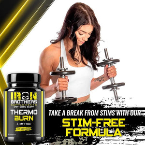 Iron Brothers Supplements Stimulant Free Fat Burners for Women and Men - 30 Day Supply - Suppviv