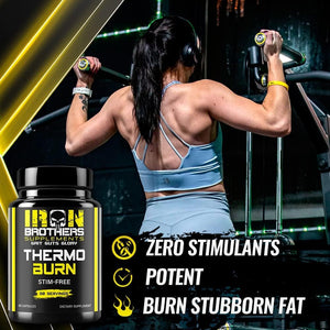 Iron Brothers Supplements Stimulant Free Fat Burners for Women and Men - 30 Day Supply - Suppviv