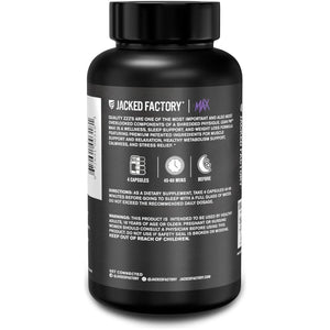 Jacked Factory Lean PM Max - High - Performance Weight Loss, Sleep Support, Fat Burner, & Appetite Suppressant 120 Diet Pills - Suppviv