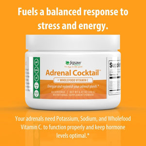 Jigsaw Adrenal Cocktail™ + Wholefood Vitamin C | 60 Servings - Suppviv