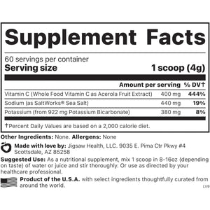 Jigsaw Adrenal Cocktail™ + Wholefood Vitamin C | 60 Servings - Suppviv