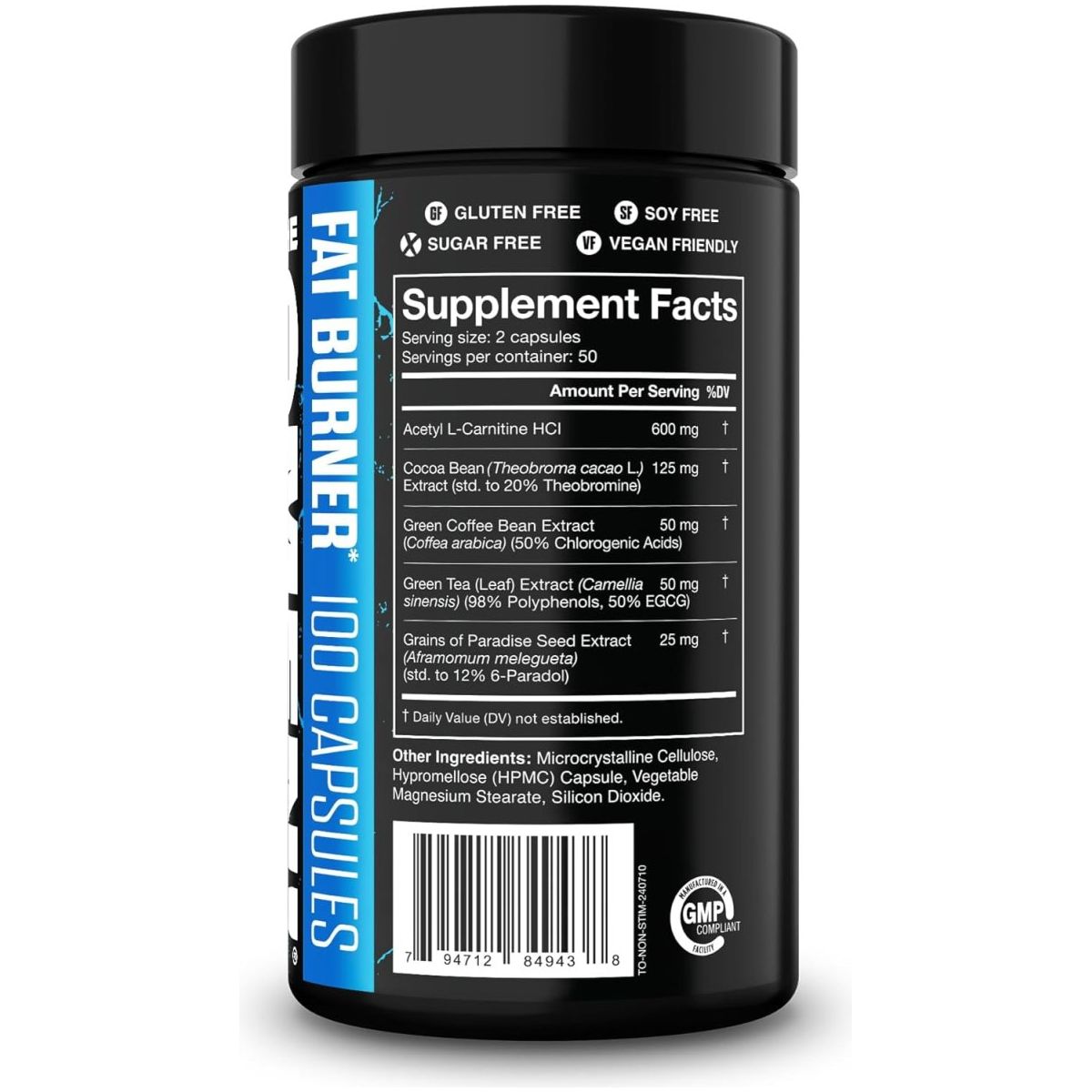 JNX SPORTS the Omen! Non - Stimulant Thermogenic Fat Burner Metabolism Booster for Men & Women | 100 Capsules - Suppviv