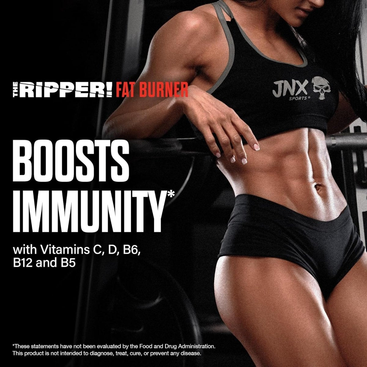 JNX SPORTS the Ripper! Shredding Thermogenic Fat Burner - Razor Lime 30 Servings - Suppviv