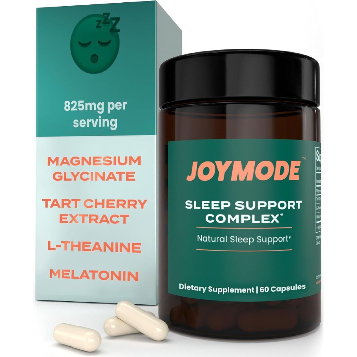 JOYMODE Sleep Aid Supplement for Adults with L Theanine, Melatonin (60 Ct) - Suppviv
