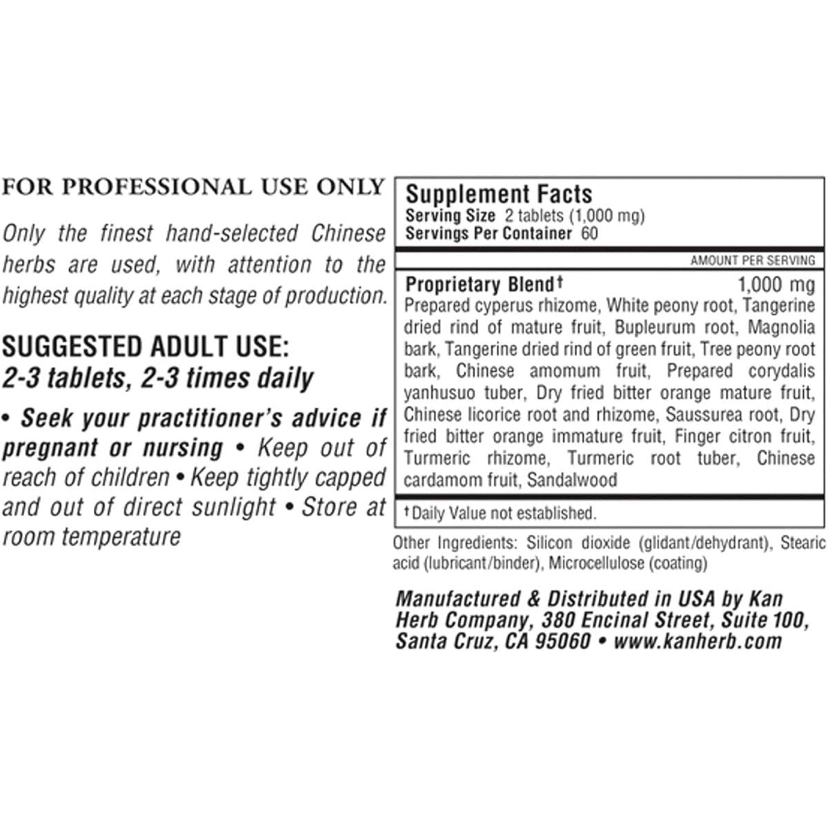 Kan Herbs Liver Flow 120 Tablets - Suppviv