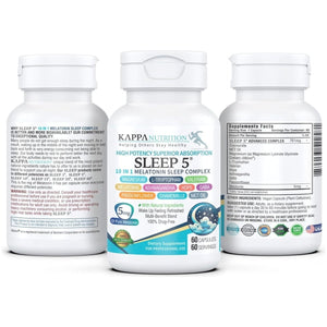 KAPPA NUTRITION Sleep 5Mg of Melatonin, 60 - Day Supply - Suppviv