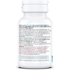 KAPPA NUTRITION Sleep 5Mg of Melatonin, 60 - Day Supply - Suppviv