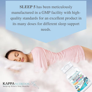 KAPPA NUTRITION Sleep 5Mg of Melatonin, 60 - Day Supply - Suppviv
