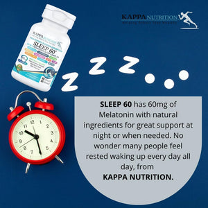 KAPPA NUTRITION Sleep 60Mg of Melatonin 60 - Day Supply - Suppviv