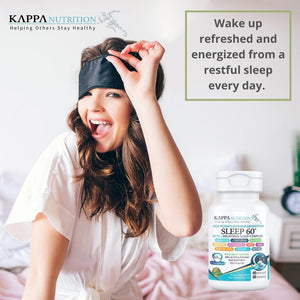 KAPPA NUTRITION Sleep 60Mg of Melatonin 60 - Day Supply - Suppviv