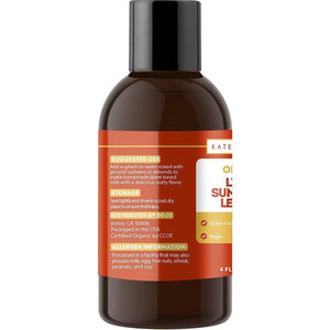 Kate Naturals Sunflower Lecithin Liquid for Cooking and Baking. (4Oz, Organic, Vegan, Gluten - Free) - Suppviv
